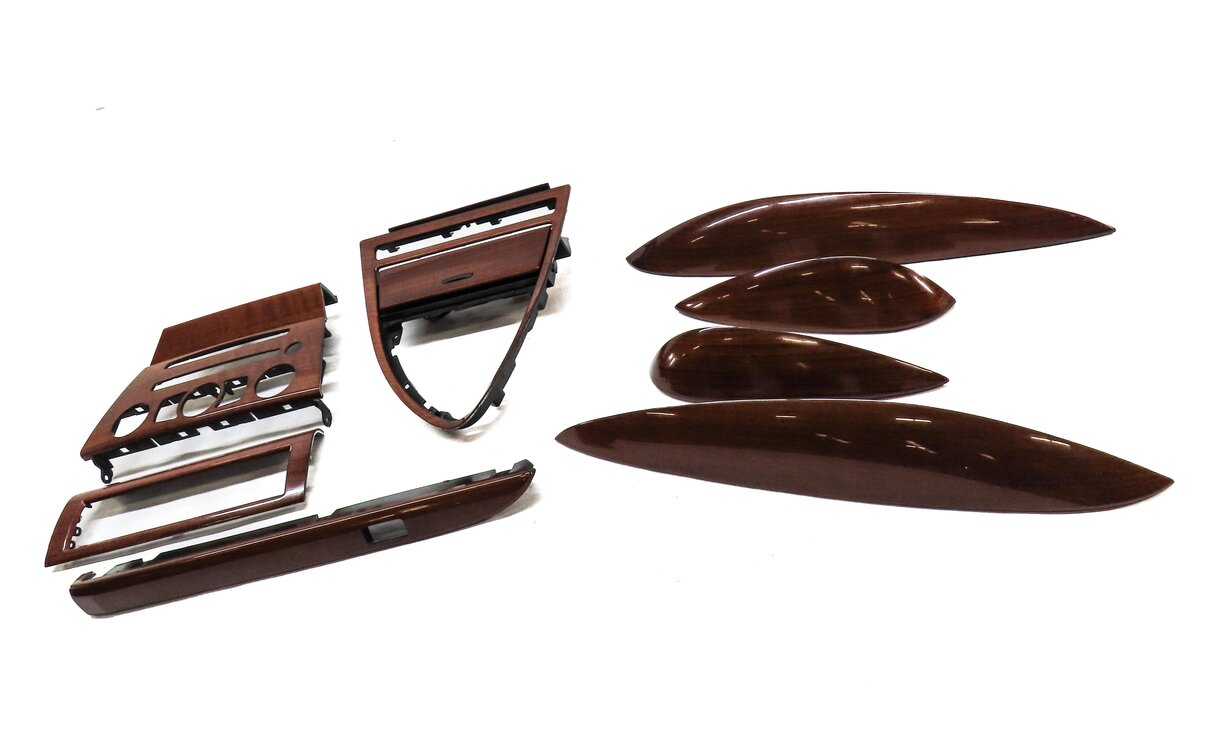 Thumbnail 21: 07 BMW M6 COUPE E63 FRONT REAR LEFT RIGHT DOOR DASH CONSOLE MADEIRA NUTWOOD TRIM