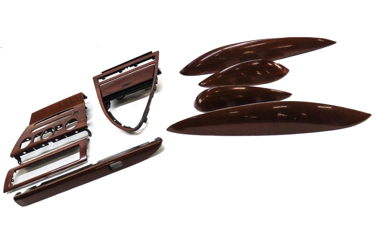 Thumbnail 22: 07 BMW M6 COUPE E63 FRONT REAR LEFT RIGHT DOOR DASH CONSOLE MADEIRA NUTWOOD TRIM