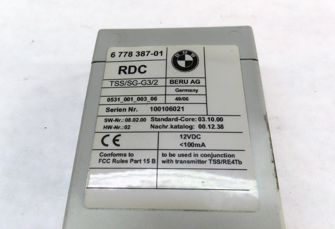 Thumbnail 4: 2007-2011 BMW 525i 528i 530i M3 M5 M6 X5 X6 Z4 - TPMS RDC TIRE PRESSURE MODULE