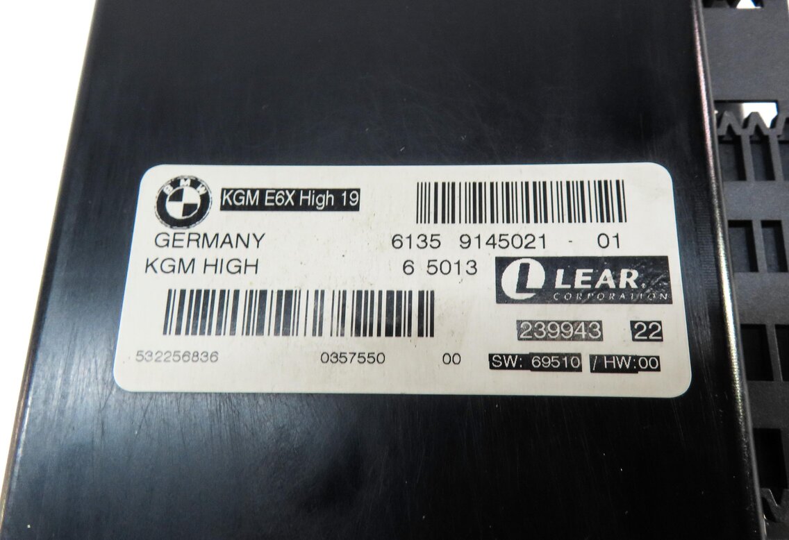 Thumbnail 4: 2006-2007 BMW 550i (E60) GATEWAY BODY CONTROL MODULE COMPUTER