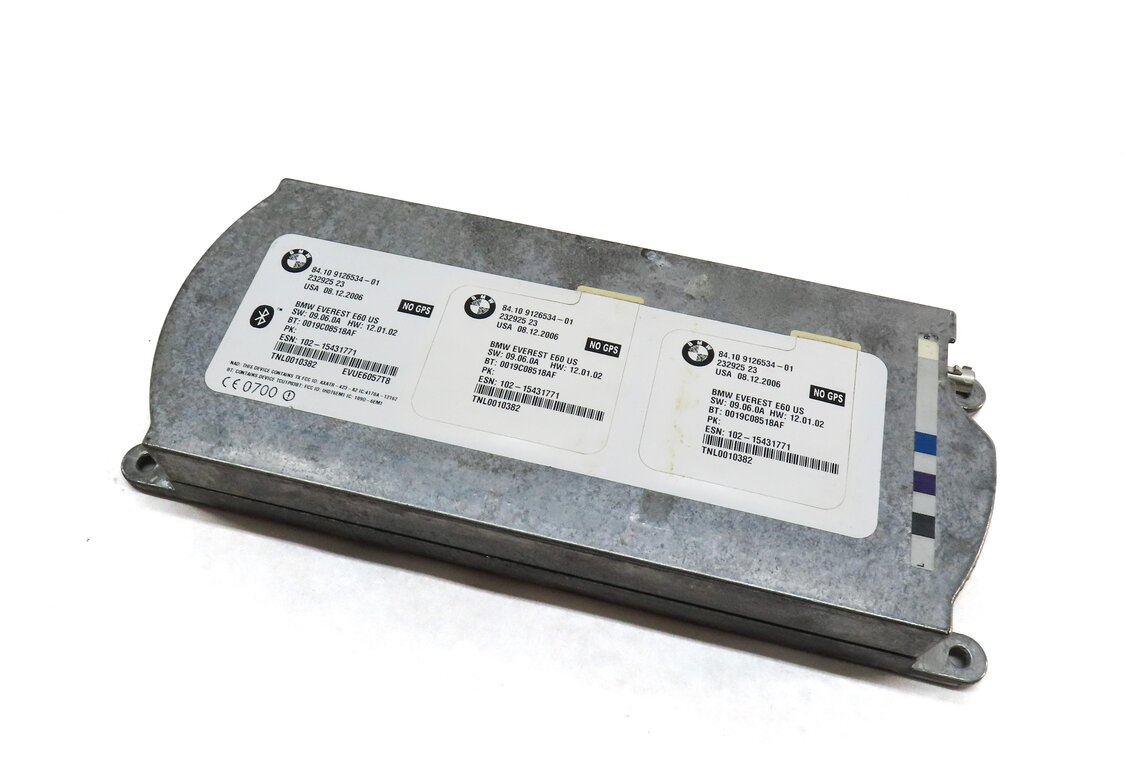 2007 BMW M6 COUPE (E63) RADIO CELL PHONE BLUETOOTH CONTROL MODULE 84109126534