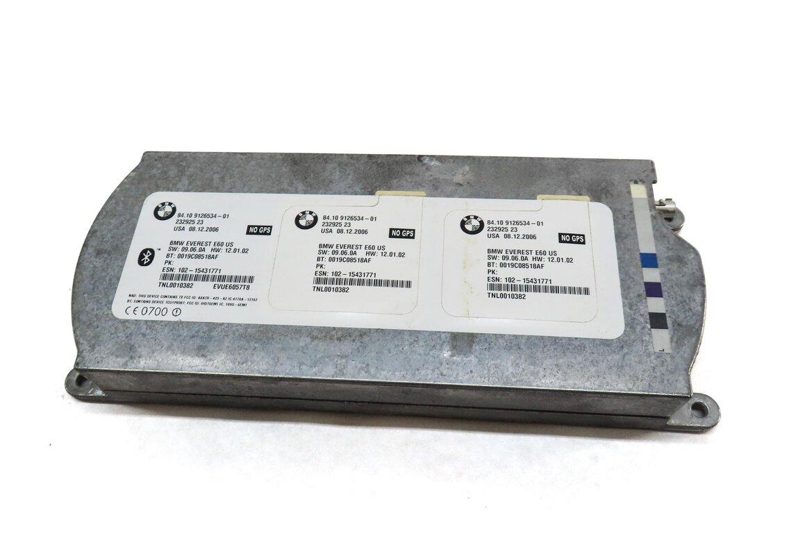 Thumbnail 2: 2007 BMW M6 COUPE (E63) RADIO CELL PHONE BLUETOOTH CONTROL MODULE 84109126534