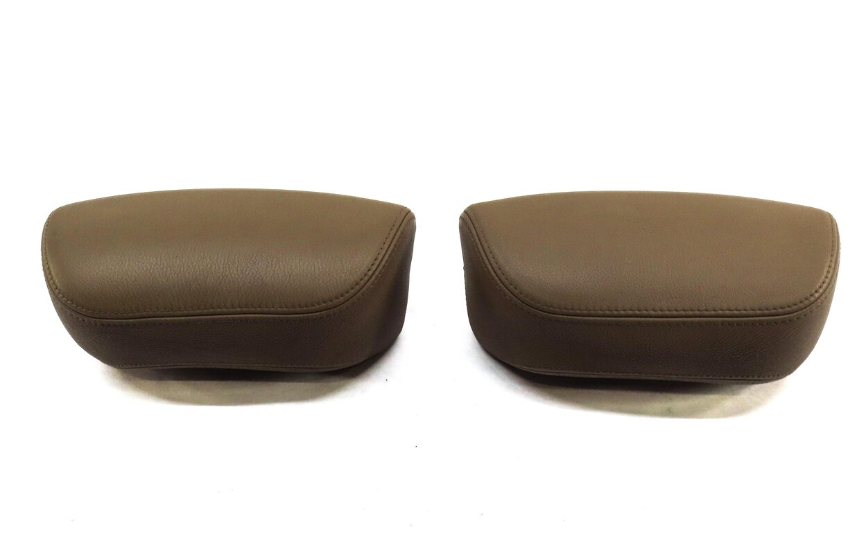 Thumbnail 3: 2007 BMW M6 COUPE E63 REAR LEFT & RIGHT HEADREST SET 2 (MERINO PORTLAND BROWN)