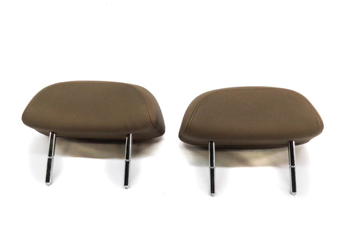 Thumbnail 5: 2007 BMW M6 COUPE E63 REAR LEFT & RIGHT HEADREST SET 2 (MERINO PORTLAND BROWN)