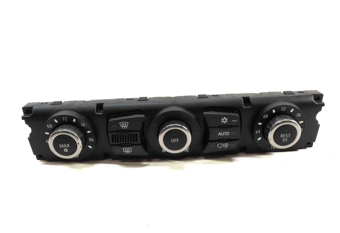 Thumbnail 3: 2006-2007 BMW M6 ///M (E63) HEATER A/C TEMPERATURE CLIMATE CONTROL PANEL