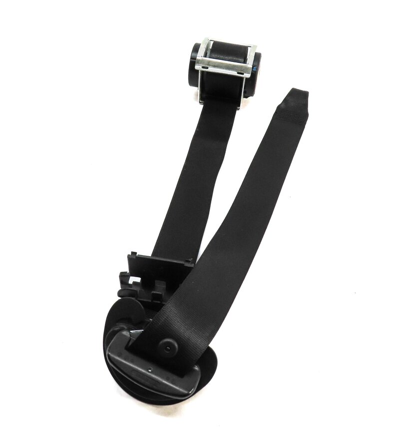 04-07 BMW 645i 650i M6 ///M (E63) LEFT FRONT DRIVER SEATBELT RETRACTOR (BLACK)