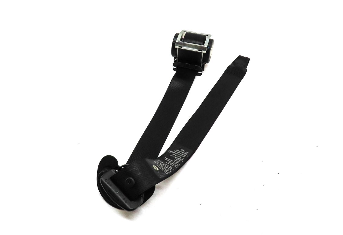 04-07 BMW 645i 650i M6 ///M (E63) RIGHT FRONT PASSENGER SEATBELT RETRACTOR BLACK