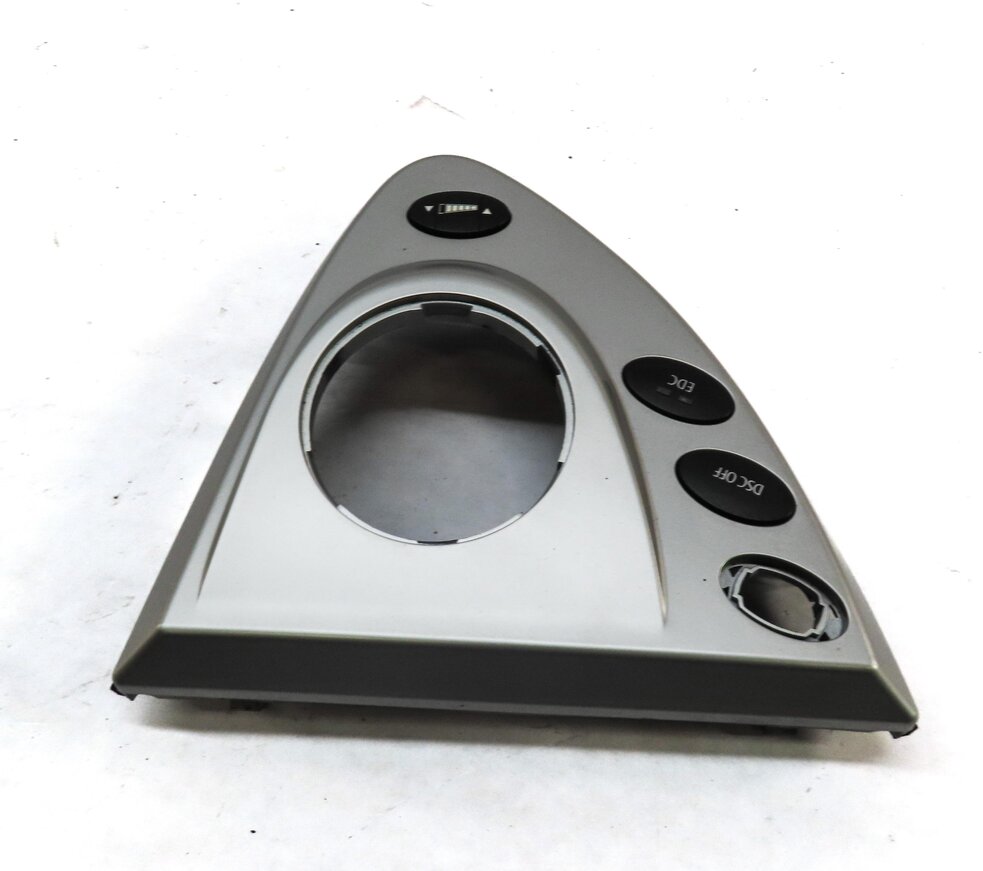 Thumbnail 3: 2007 BMW M6 COUPE (E63) CENTER CONSOLE AUTOMATIC SMG SHIFTER TRIM PANEL (SILVER)