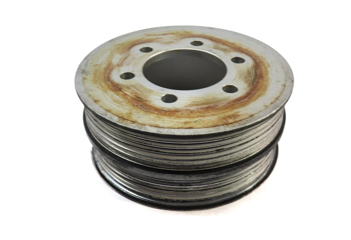 Thumbnail 2: 2007 BMW M6 COUPE (E63) 5.0L S85 V10 ENGINE HARMONIC BALANCER PULLEY 11237838019