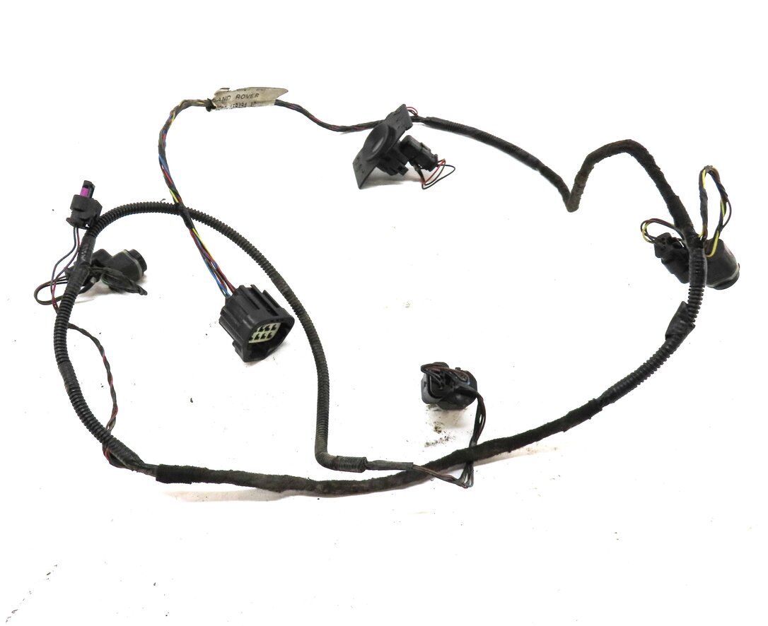 Thumbnail 2: 2013 LAND ROVER LR4 REAR PDC PARK DISTANCE SENSOR SET w/ HARNESS (BLACK)