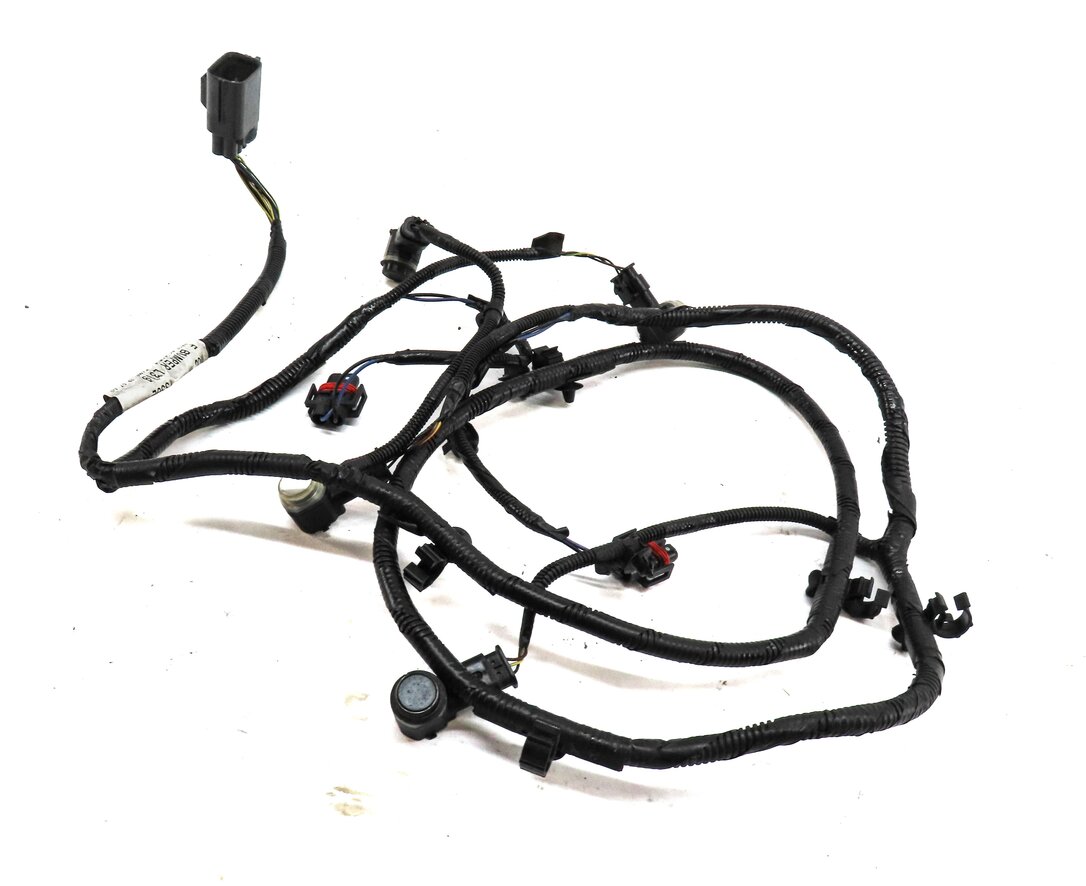2013 LAND ROVER LR4 FRONT PDC PARK DISTANCE SENSOR SET w/ HARNESS (BLACK)