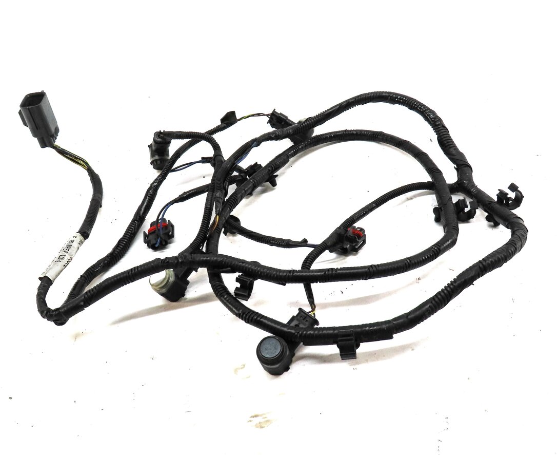 Thumbnail 2: 2013 LAND ROVER LR4 FRONT PDC PARK DISTANCE SENSOR SET w/ HARNESS (BLACK)