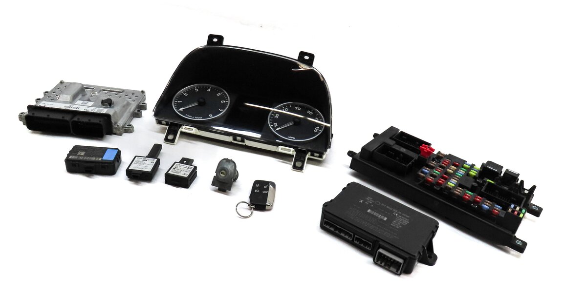 Thumbnail 20: 2013 LAND ROVER LR4 5.0L V8 ENGINE ECM BCM FUSE BOX IMMOBILIZER MODULE KEY SET