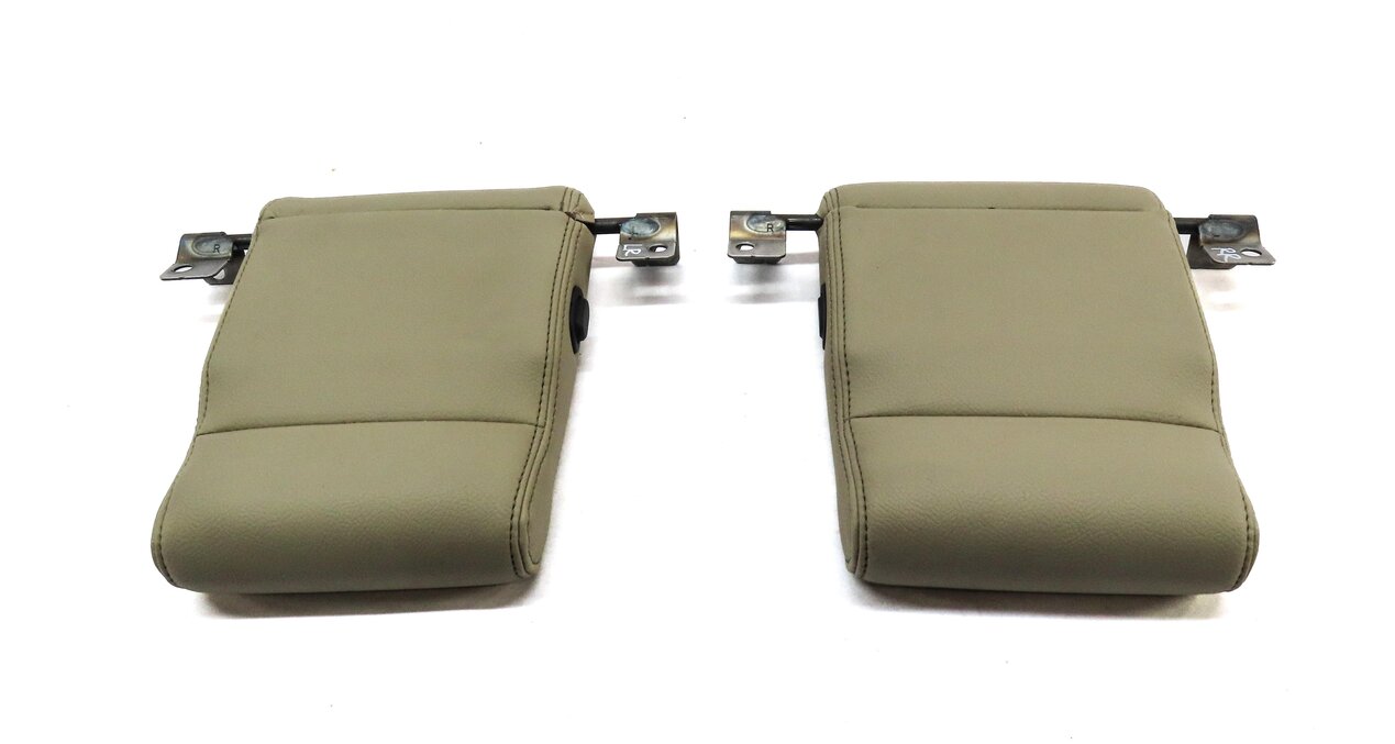 Thumbnail 5: 10-16 LAND ROVER LR4 REAR LEFT & RIGHT 3rd THIRD ROW SEAT HEADREST SET (ALMOND)