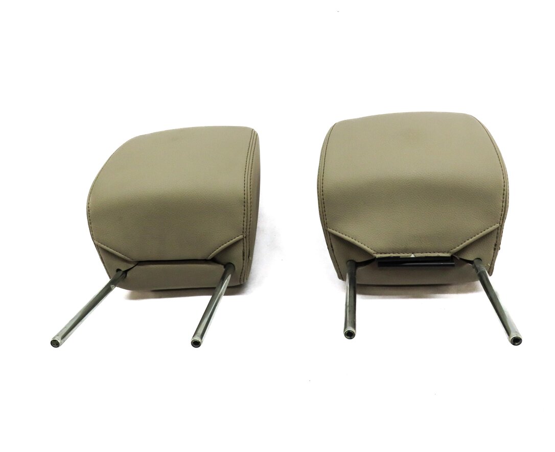 Thumbnail 2: 2010-2016 LAND ROVER LR4 FRONT LEFT & RIGHT SEAT HEADREST SET-2 (ALMOND LEATHER)