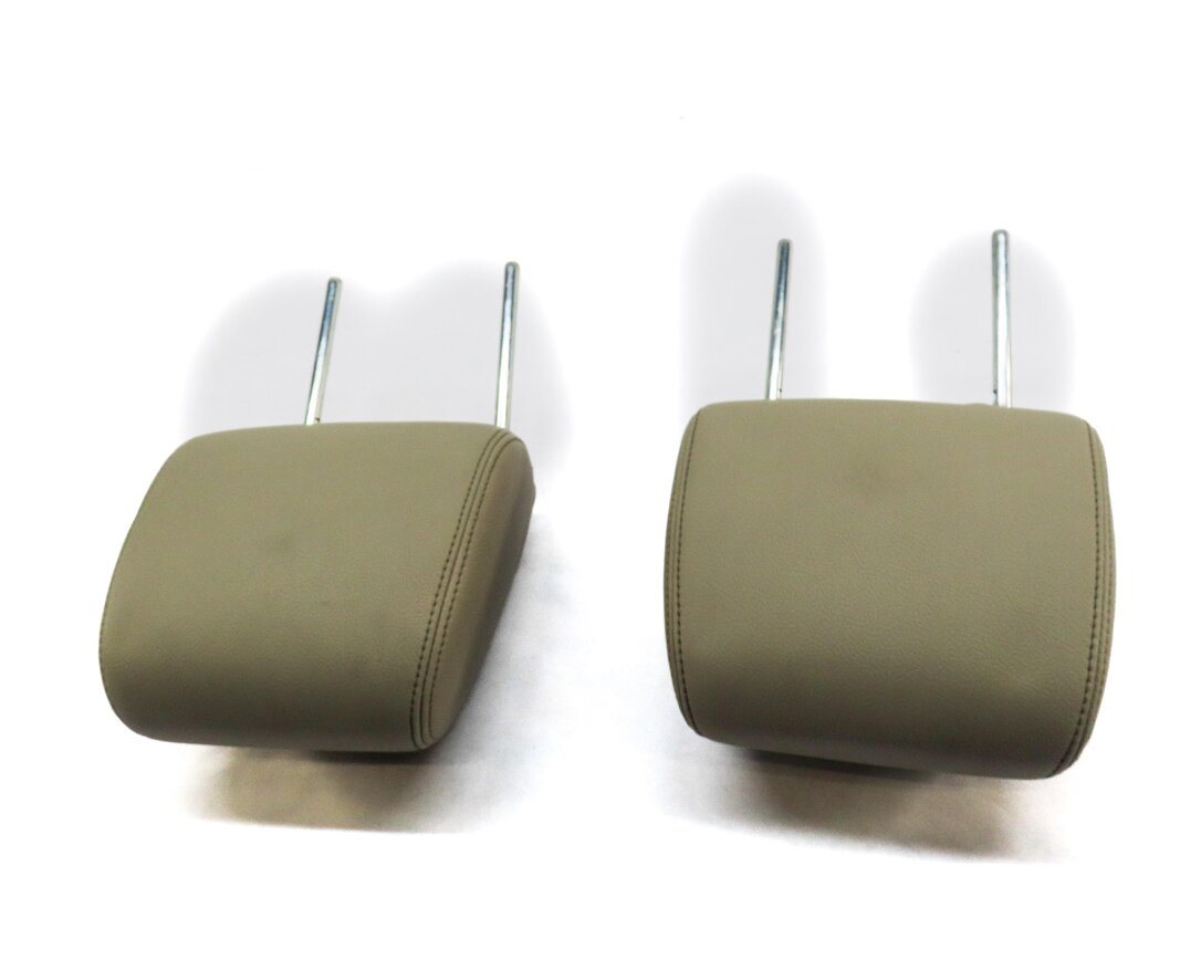Thumbnail 3: 2010-2016 LAND ROVER LR4 FRONT LEFT & RIGHT SEAT HEADREST SET-2 (ALMOND LEATHER)