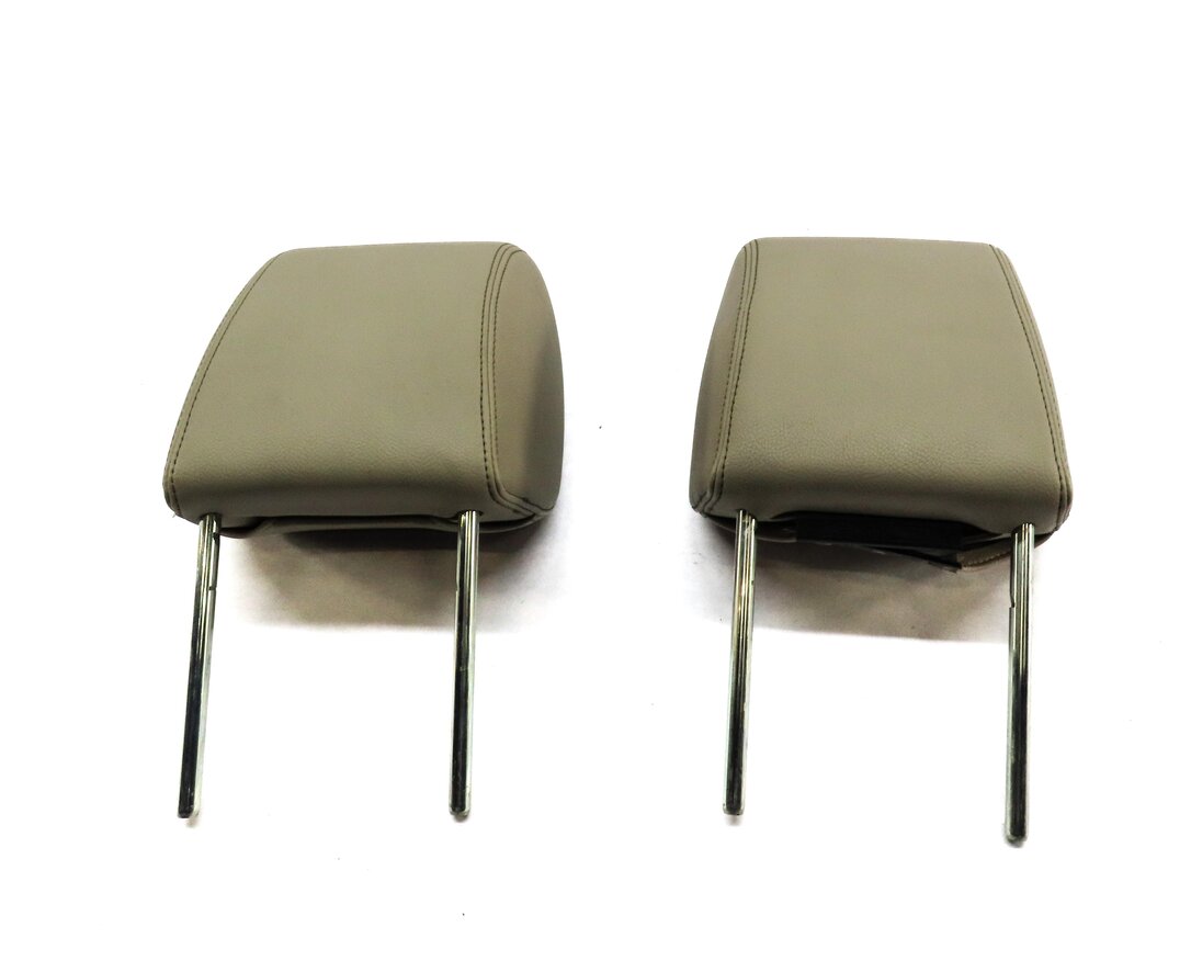 Thumbnail 5: 2010-2016 LAND ROVER LR4 FRONT LEFT & RIGHT SEAT HEADREST SET-2 (ALMOND LEATHER)