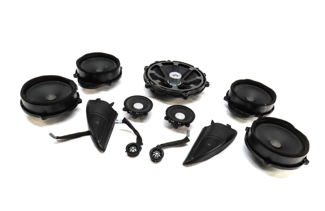 2013 LAND ROVER LR4 RADIO STEREO LOGIC-7 AUDIO SUB SUBWOOFER TWEETER SPEAKER SET