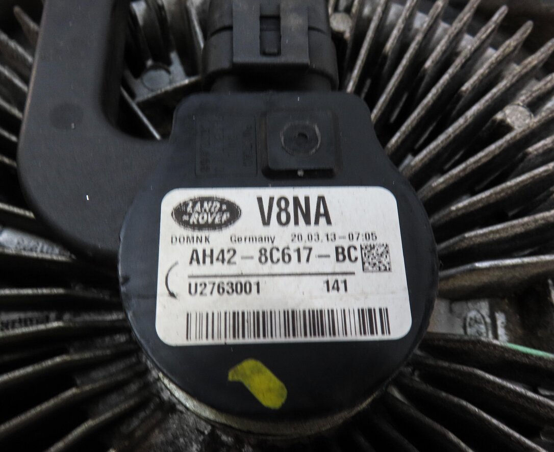 Thumbnail 7: 2010-2013 LR4 - RANGE ROVER SPORT (L320) 5.0L NON SC COOLING FAN BLADE w/ CLUTCH