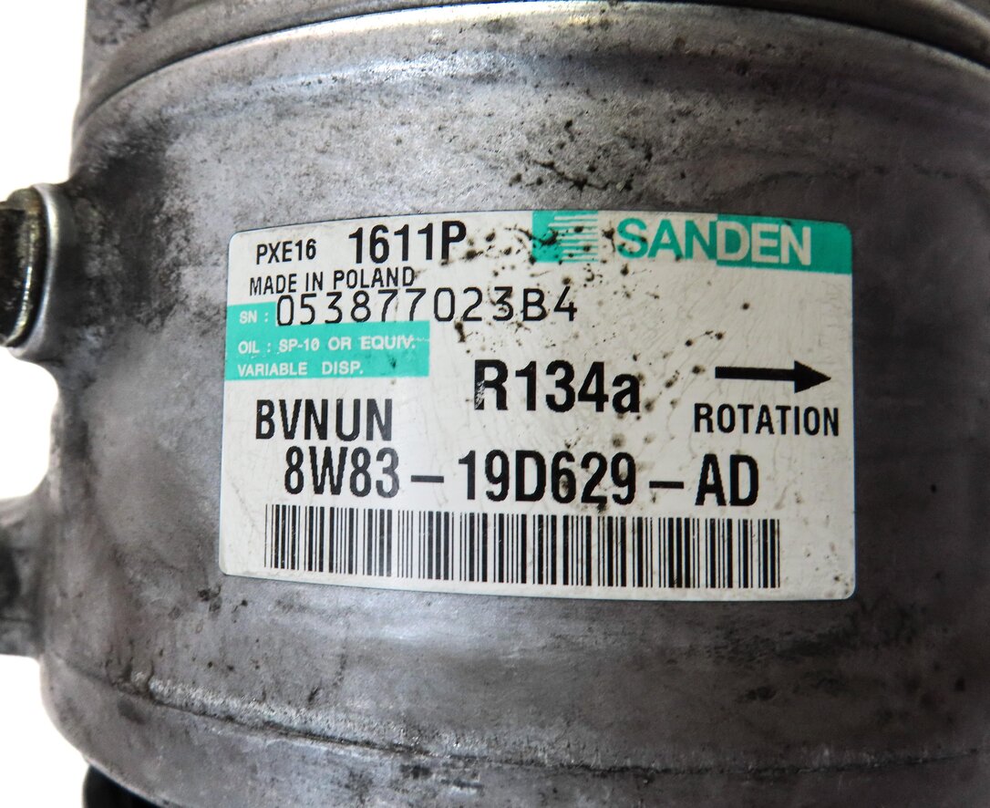 Thumbnail 7: 2010-2013 LAND ROVER LR4 - RANGE ROVER SPORT (L320) A/C AIR COMPRESSOR PUMP