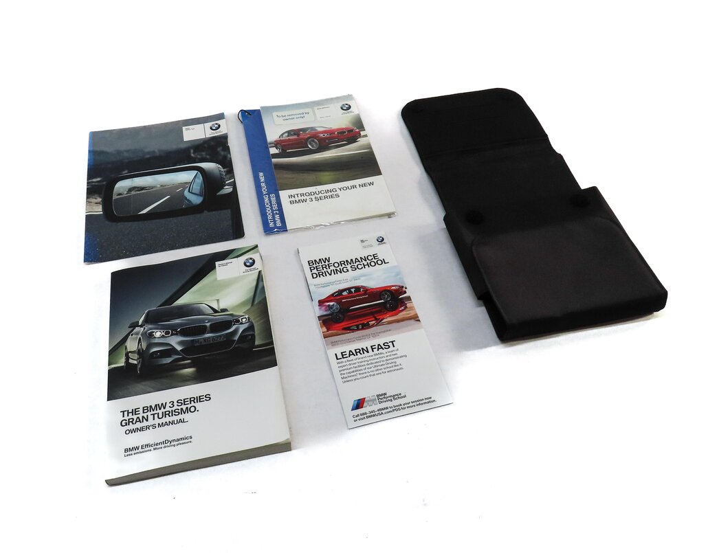 Thumbnail 3: 2016 BMW 328iGT (F34) OWNERS MANUAL BOOKLET SET OF 4 w/ CARRYING CASE (BLACK)