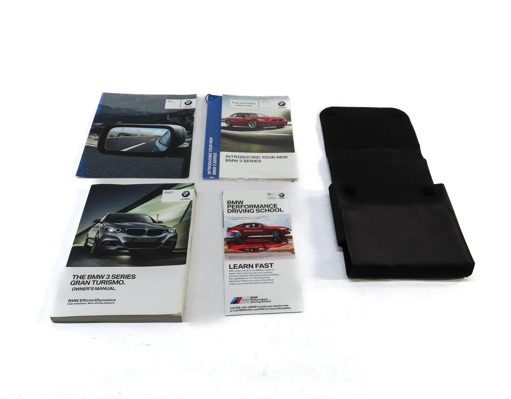 Thumbnail 4: 2016 BMW 328iGT (F34) OWNERS MANUAL BOOKLET SET OF 4 w/ CARRYING CASE (BLACK)