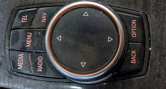 Thumbnail 2: 2016 BMW 328iGT (F34) iDRIVE MEDIA CONTROL KNOB & SWITCH BUTTON PANEL (4 PIN)