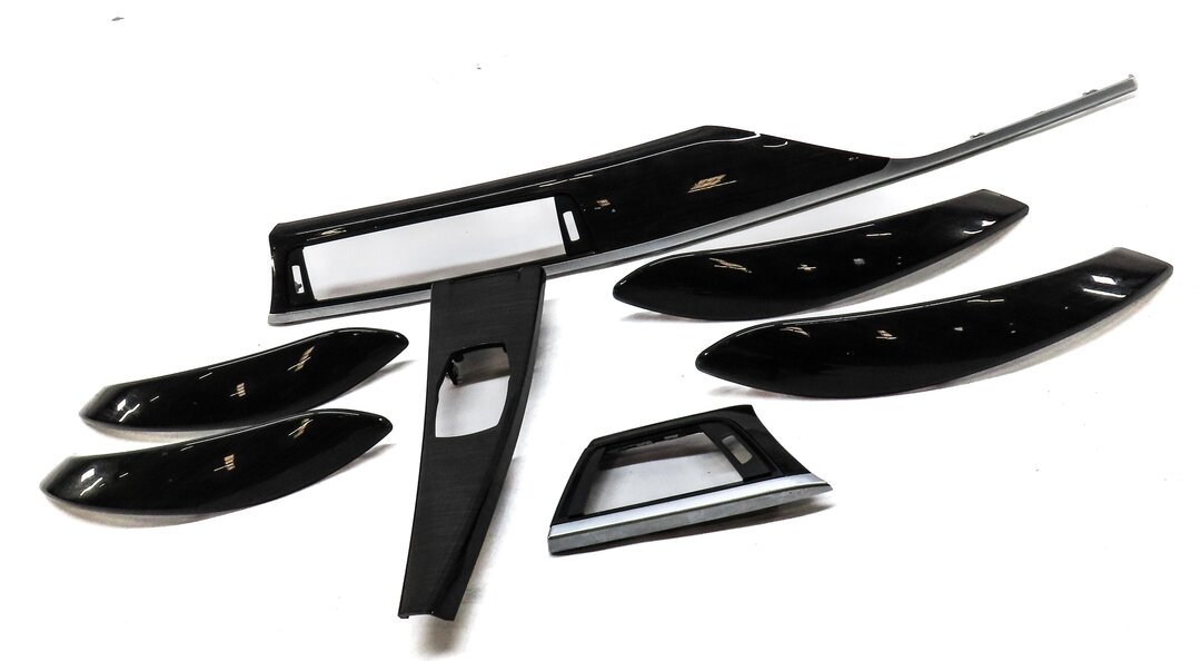 Thumbnail 17: 2016 BMW 328iGT (F34) FRONT REAR LEFT RIGHT DOOR DASH CONSOLE FINE WOOD TRIM SET
