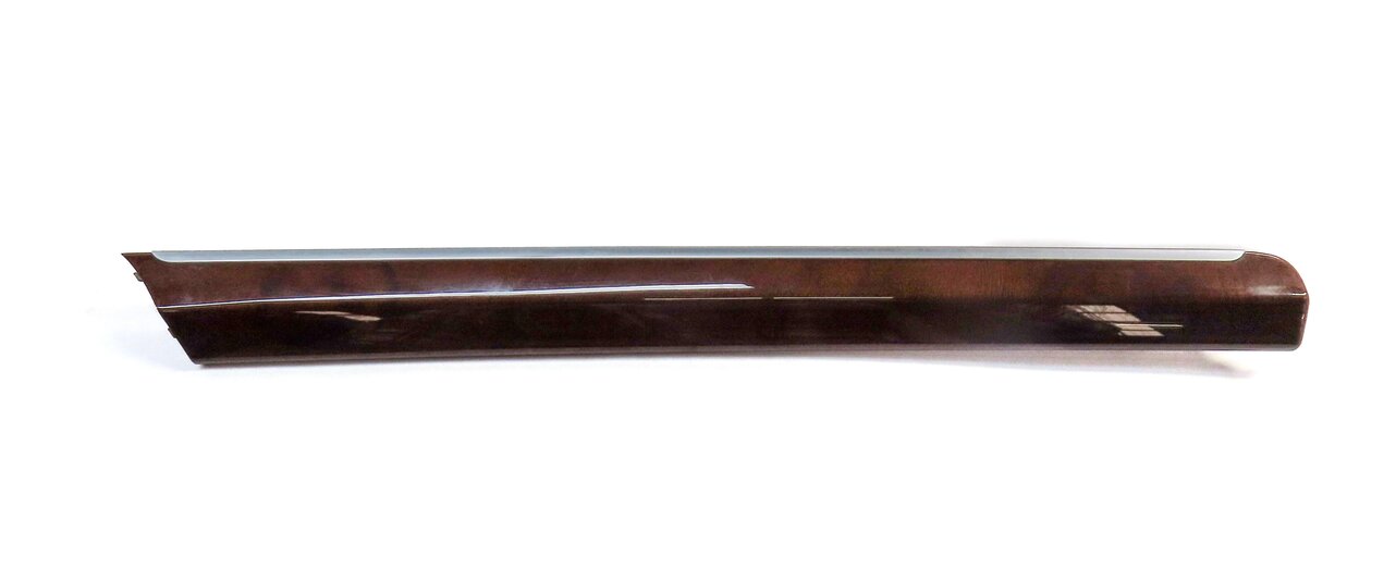 Thumbnail 4: 12 AUDI Q7 4L FRONT REAR LEFT RIGHT DOOR DASH CONSOLE BURR WALNUT WOOD TRIM SET