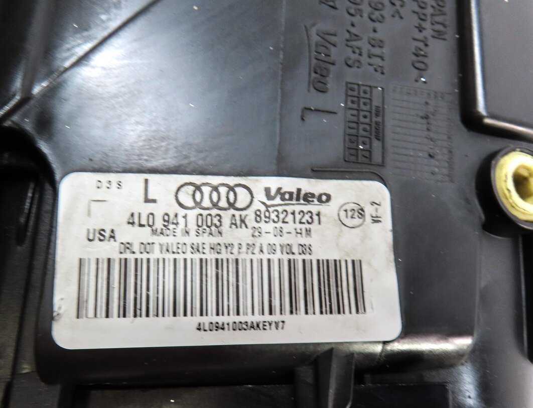 Thumbnail 7: 2010-2015 AUDI Q7 (4L) LEFT DRIVER XENON HID HEADLIGHT LIGHT LAMP (NON AFS)