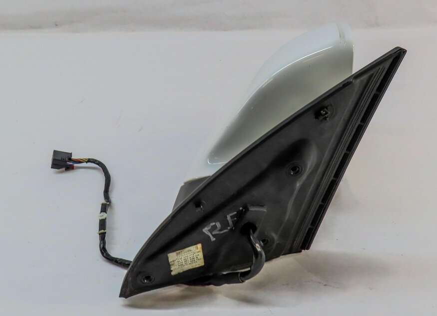 Thumbnail 4: 2010-2012 AUDI Q7 (4L) RIGHT P-FOLD AUTODIM MEMORY DOOR MIRROR (IBIS WHITE T9)
