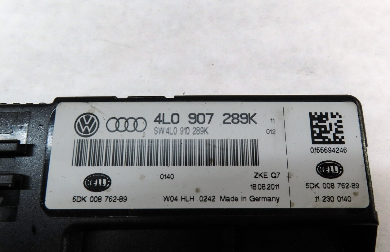 Thumbnail 17: 2012 AUDI Q7 (4L) 3.0L SUPER CJWE SPEEDOMETER BODY IGNITION LOCK MODULE KEY SET
