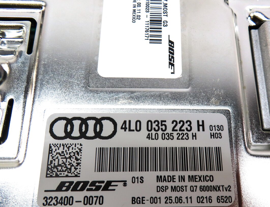 Thumbnail 4: 2010-2012 AUDI Q7 (4L) RADIO STEREO BOSE AUDIO AMP AMPLIFIER