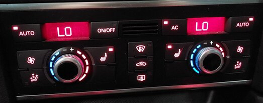 Thumbnail 2: 2012 AUDI Q7 (4L) FRONT HEATER A/C TEMPERATURE CLIMATE CONTROL (HEATED SEATS)