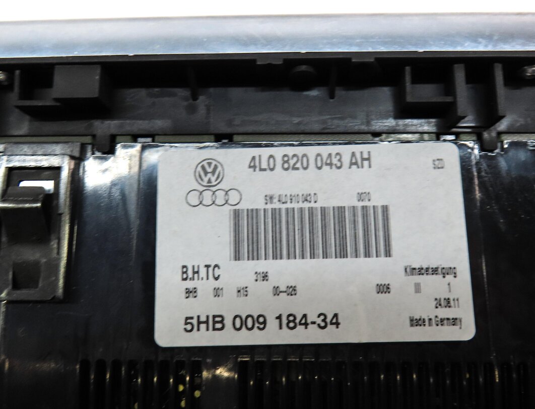 Thumbnail 7: 2012 AUDI Q7 (4L) FRONT HEATER A/C TEMPERATURE CLIMATE CONTROL (HEATED SEATS)
