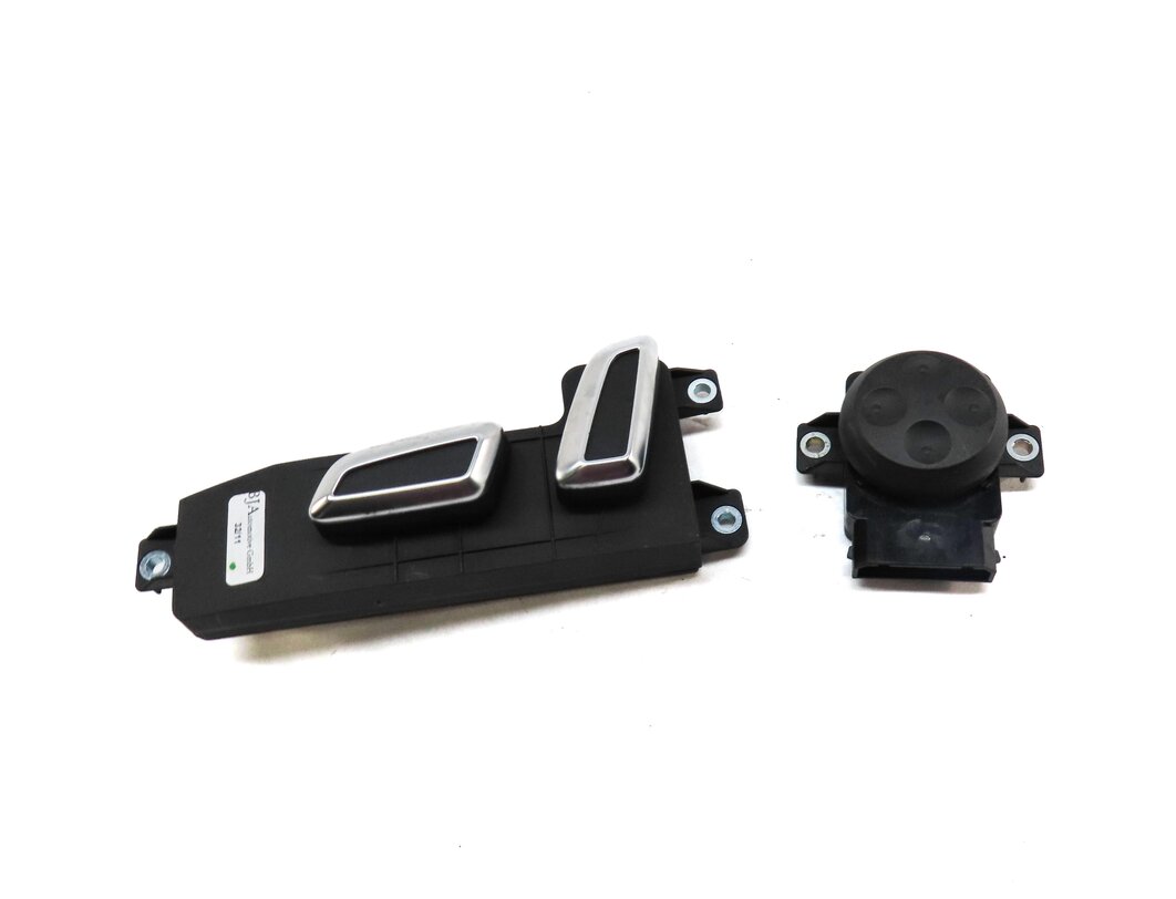 Thumbnail 1: 2012 AUDI Q7 (4L) FRONT LEFT DRIVER SEAT ADJUST ADJUSTMENT SWITCH SET 2 (BLACK)