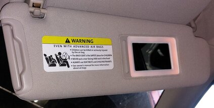 Thumbnail 3: 2007-2015 AUDI Q7 (4L) FRONT LEFT & RIGHT SUN VISOR SUNVISOR SHADE SET (GRAY)