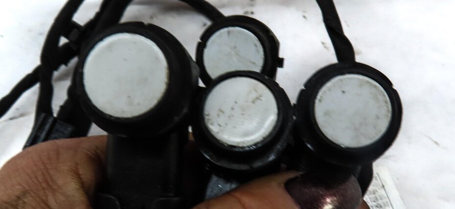 Thumbnail 4: 2012 AUDI Q7 (4L) REAR PARK ASSIST PDC SENSOR SET4 (WHITE) & WIRE WIRING HARNESS