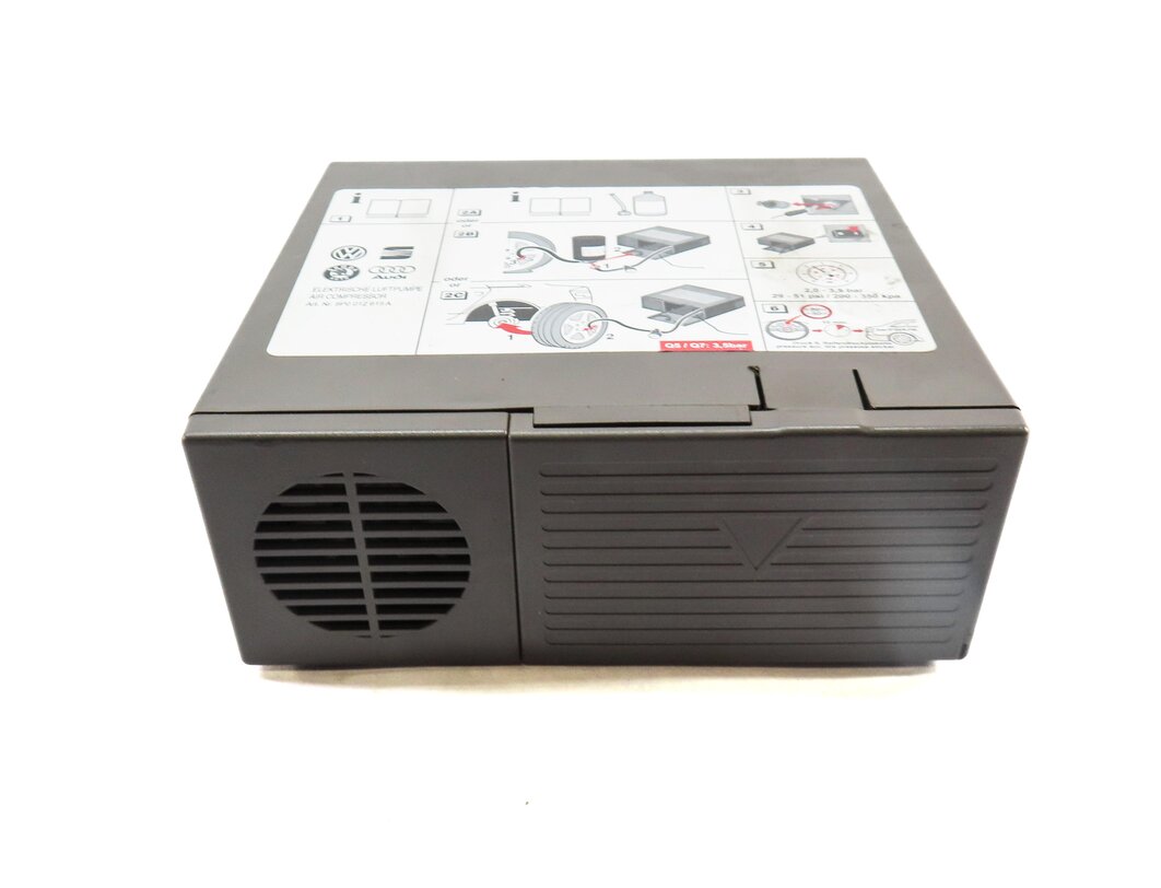 Thumbnail 3: 12 AUDI Q7 4L EMERGENCY ROADSIDE 12v 12 VOLT TIRE AIR COMPRESSOR PUMP 8P0012615A