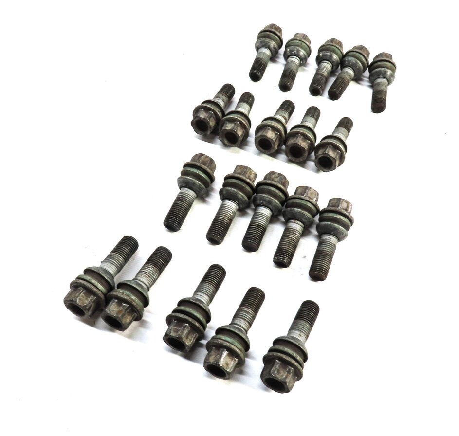 Thumbnail 3: 2012 AUDI Q7 (4L) WHEEL RIM LUG NUT BOLT SET 20