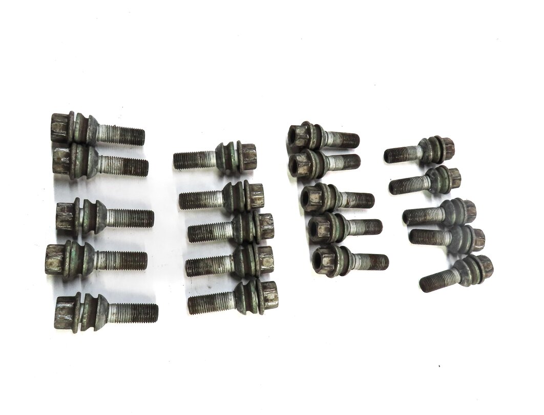 Thumbnail 4: 2012 AUDI Q7 (4L) WHEEL RIM LUG NUT BOLT SET 20