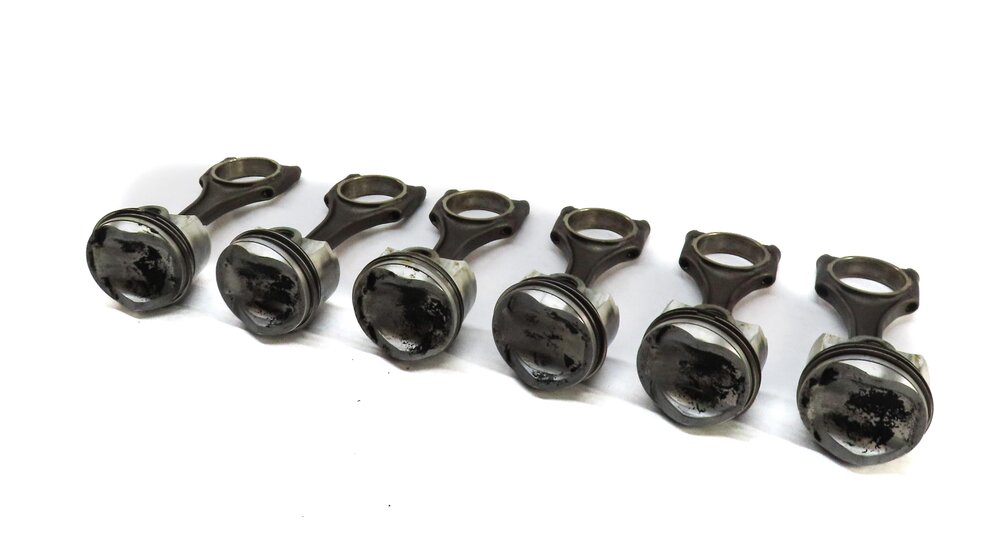 Thumbnail 1: 09-17 AUDI A6 A7 Q5 Q7 S4 S5 SQ5 C7 B8 4L 3.0L SUPER PISTON & CONNECTING ROD SET