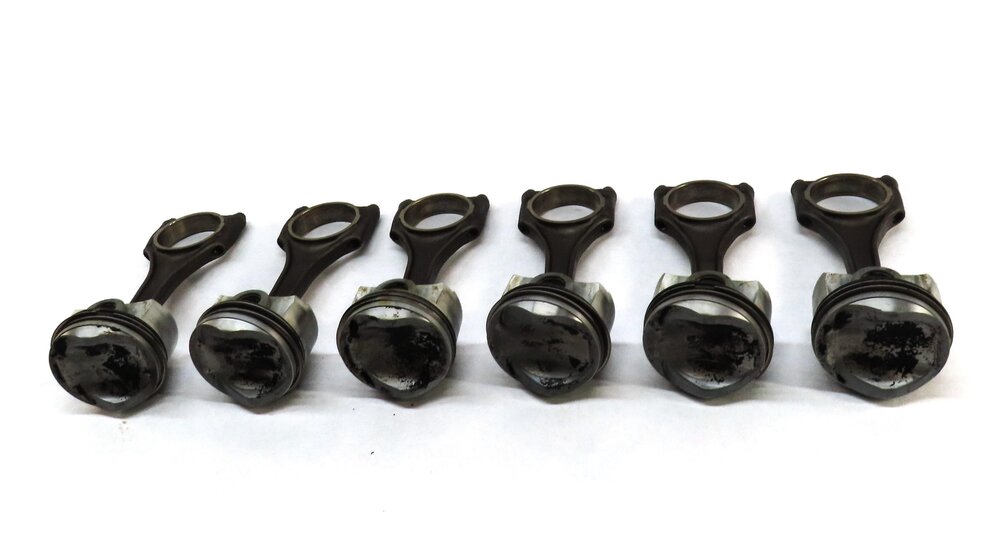 Thumbnail 3: 09-17 AUDI A6 A7 Q5 Q7 S4 S5 SQ5 C7 B8 4L 3.0L SUPER PISTON & CONNECTING ROD SET