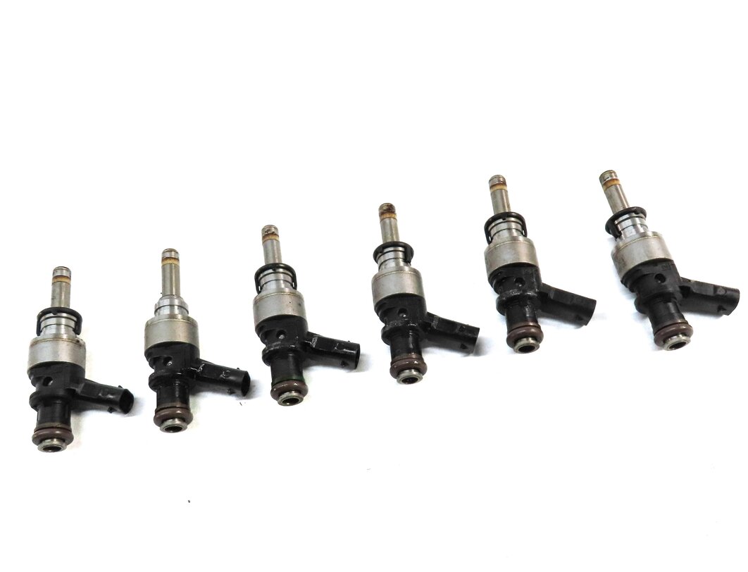 Thumbnail 3: 2011-2015 AUDI A6 A7 A8 Q5 Q7 S4 S5 (C7 D4 4L B8 8R 8T) 3.0L FUEL INJECTOR SET 6