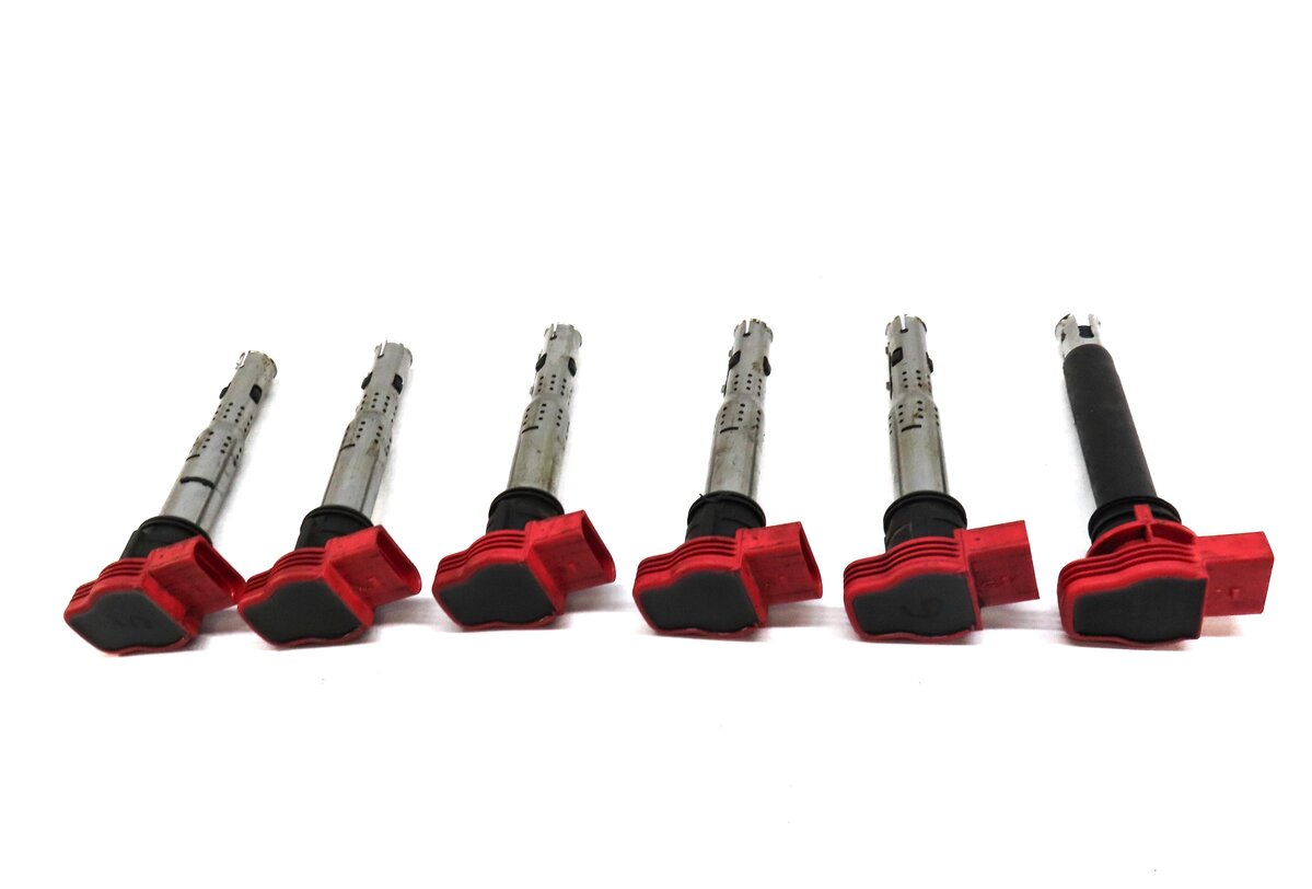 Thumbnail 2: 2005-2017 AUDI A4 S4 A5 S5 A6 S6 A7 A8 Q5 SQ5 Q7 R8 S8 - IGNITION COIL SET 6