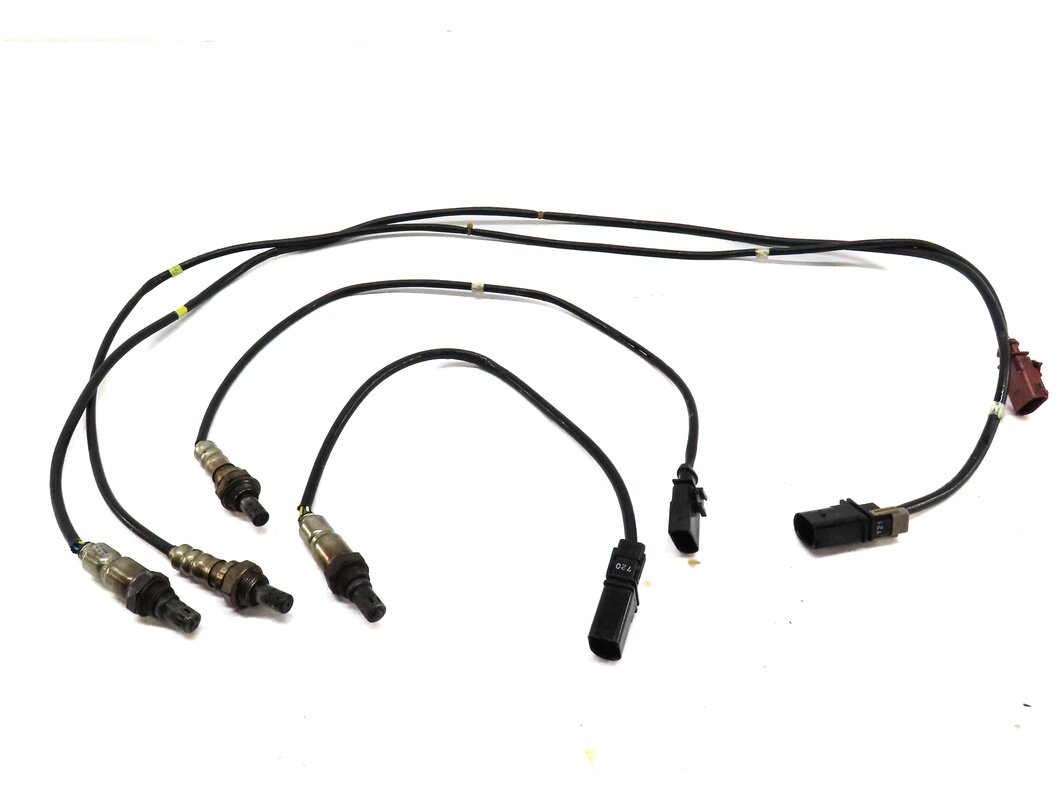 Thumbnail 2: 2012 AUDI Q7 (4L) 3.0L SUPER CJWE ENGINE PRE POST CAT O2 OXYGEN SENSOR SET 4