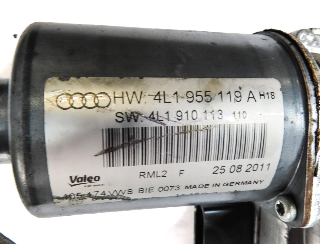 Thumbnail 6: 2007-2015 AUDI Q7 (4L) FRONT WINDSHIELD WIPER MOTOR w/ LINKAGE