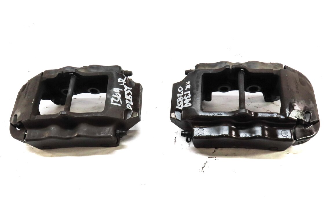 Thumbnail 2: 04-15 VW TOUAREG AUDI Q7 (4L) REAR LEFT & RIGHT DISC BRAKE CALIPER SET-2 BREMBO