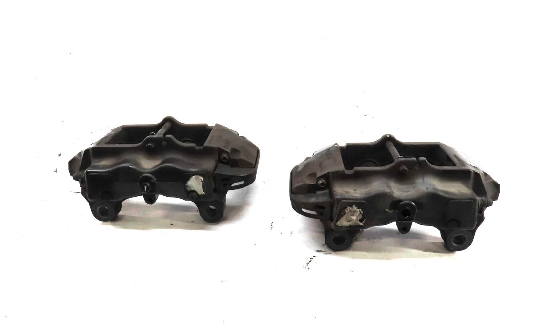 Thumbnail 3: 04-15 VW TOUAREG AUDI Q7 (4L) REAR LEFT & RIGHT DISC BRAKE CALIPER SET-2 BREMBO