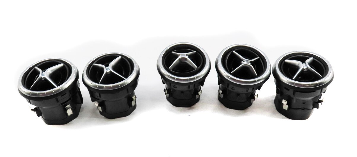 Thumbnail 2: 2015 MERCEDES CLA250 (C117 W117) FRONT DASH HEATER A/C AIR VENT SET-5
